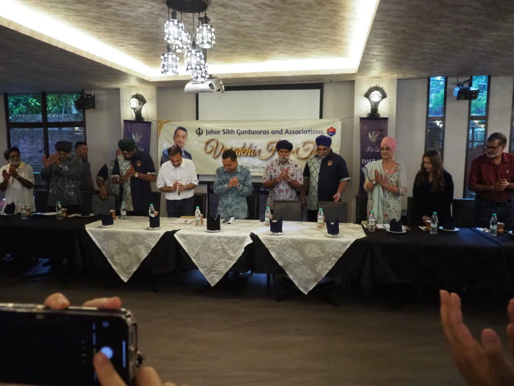 Vasakhi Hi Tea with Johor MB YAB Dato Onn  Hafiz bin Ghazi